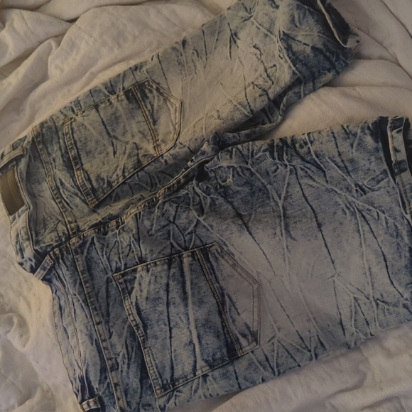 Wicked fashions wt02 36 waist men's shorts, distressed - Picture 3 of 3